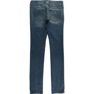 Jean Fille GUESS Sarah Skinny Taille Basse - Taille 8, Délavé Foncé - Occasion Très Bon état